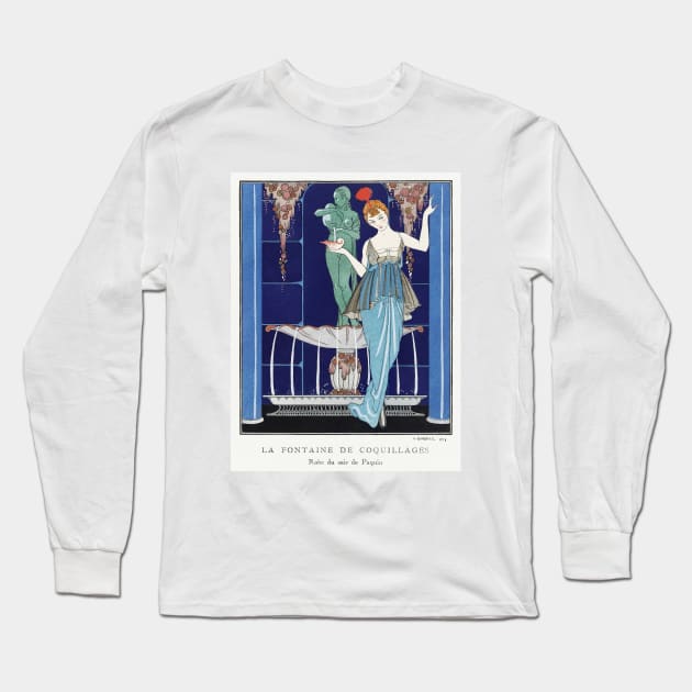 Robe du soir de Paquin (1914) Long Sleeve T-Shirt by WAITE-SMITH VINTAGE ART